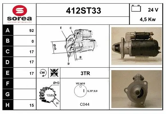 Starter (412ST33)