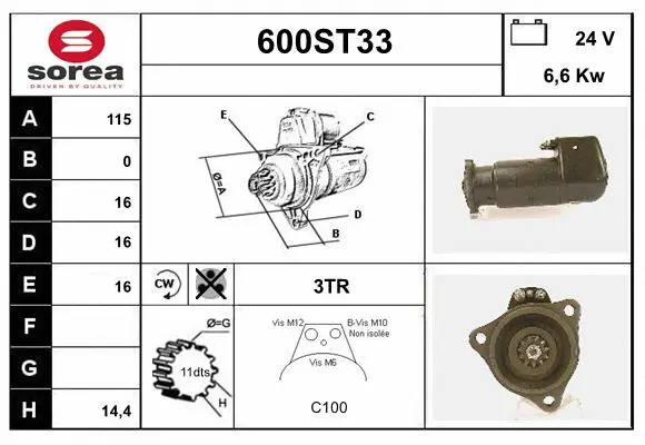 Starter (600ST33)