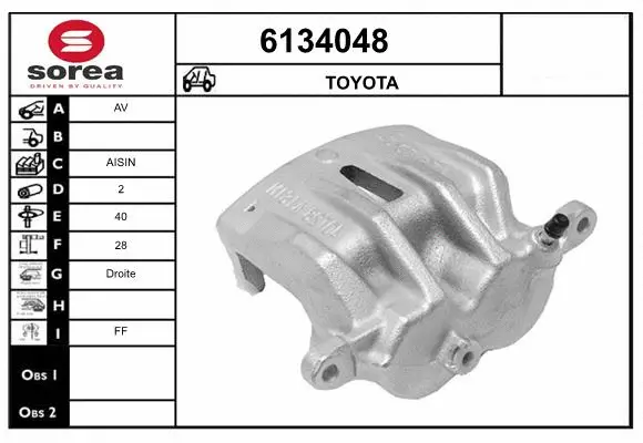 Brake Caliper (6134048)