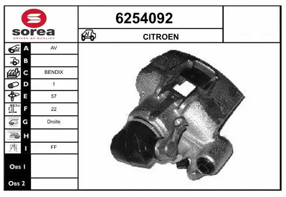 Brake Caliper (6254092)