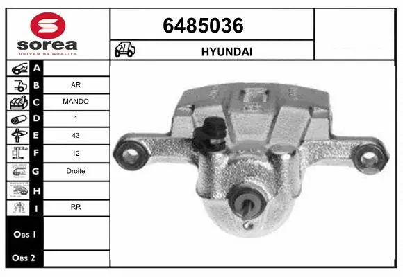 Brake Caliper (6485036)