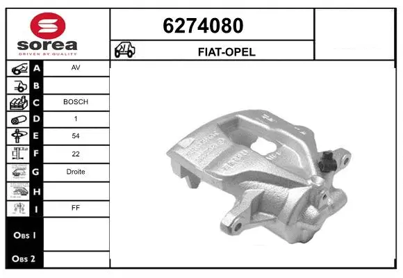 Brake Caliper (6274080)