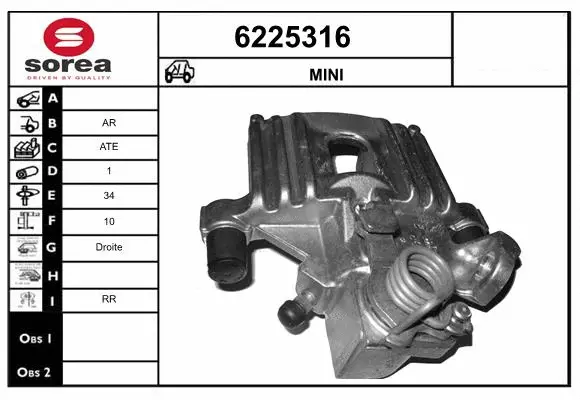 Brake Caliper (6225316)