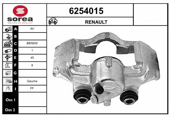 Brake Caliper (6254015)