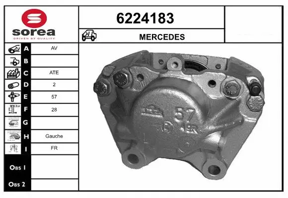 Brake Caliper (6224183)