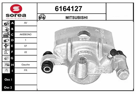 Brake Caliper (6164127)