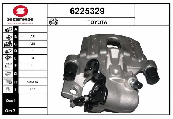 Brake Caliper (6225329)