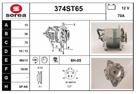 Alternator (374ST65)