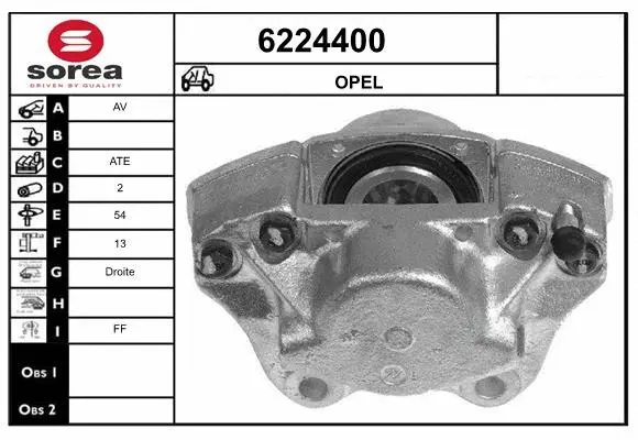 Brake Caliper (6224400)