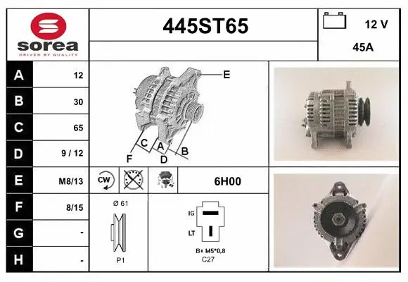 Alternator (445ST65)