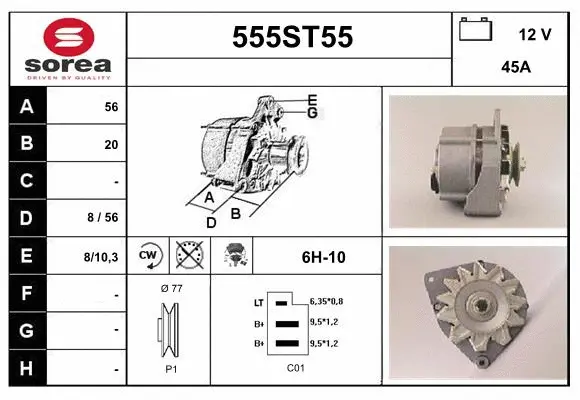 Alternator (555ST55)