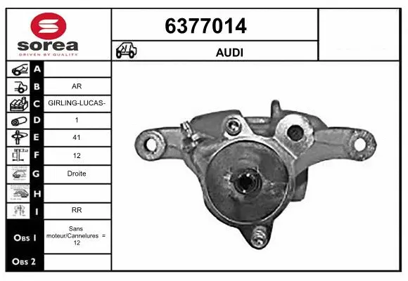 Brake Caliper (6377014)