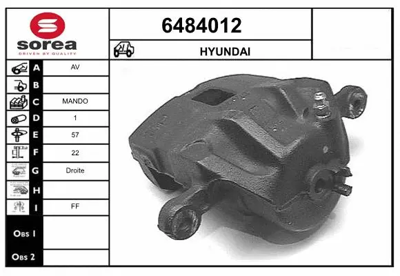 Brake Caliper (6484012)