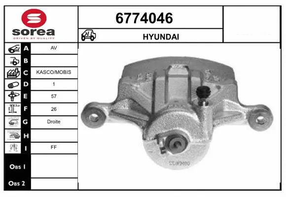 Brake Caliper (6774046)