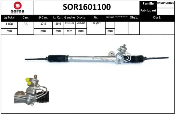 Steering Gear (SOR1601100)