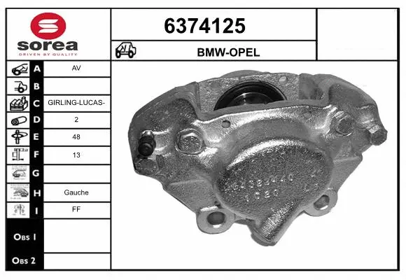 Brake Caliper (6374125)