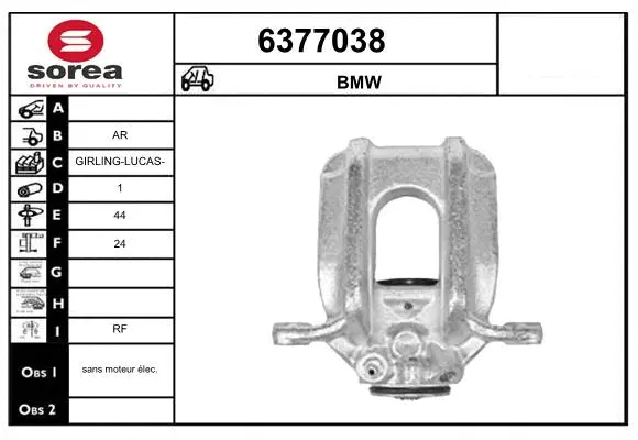 Brake Caliper (6377038)