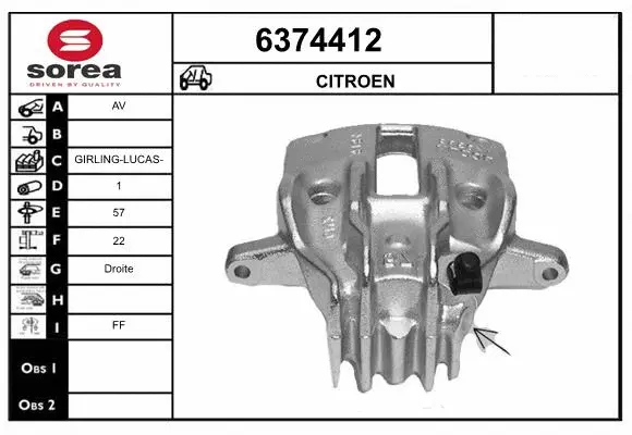 Brake Caliper (6374412)