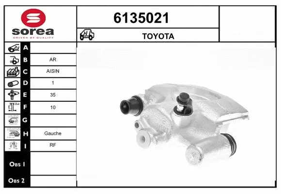 Brake Caliper (6135021)