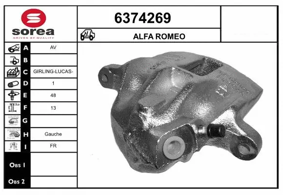 Brake Caliper (6374269)