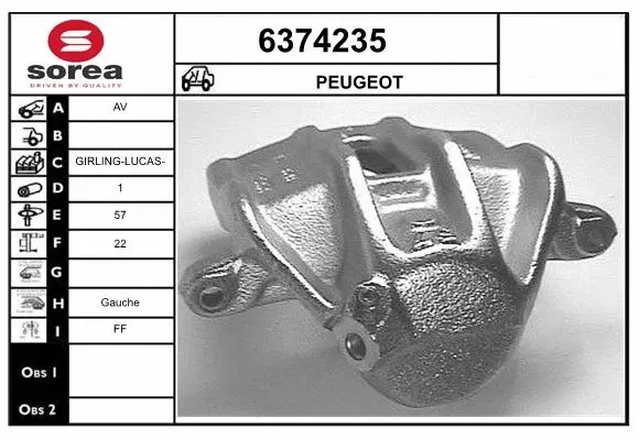 Brake Caliper (6374235)
