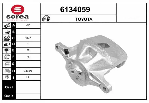 Brake Caliper (6134059)