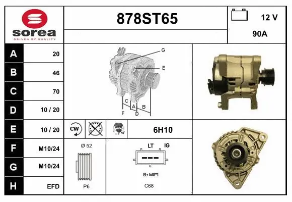 Alternator (878ST65)
