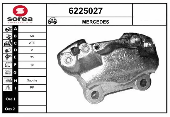 Brake Caliper (6225027)