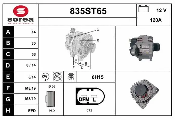 Alternator (835ST65)