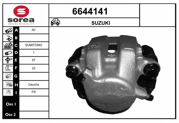 Brake Caliper (6644141)