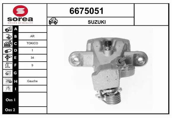 Brake Caliper (6675051)