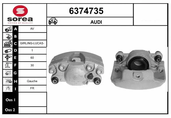 Brake Caliper (6374735)