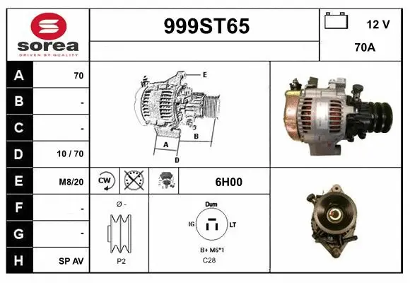 Alternator (999ST65)