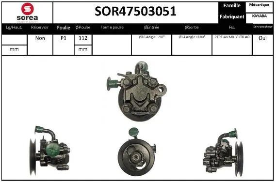 Hydraulic Pump, steering (SOR47503051)