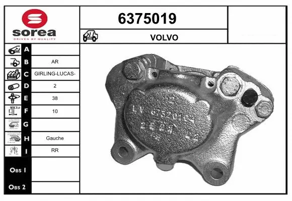 Brake Caliper (6375019)