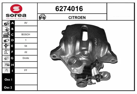 Brake Caliper (6274016)