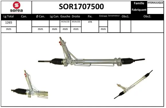 Steering Gear (SOR1707500)