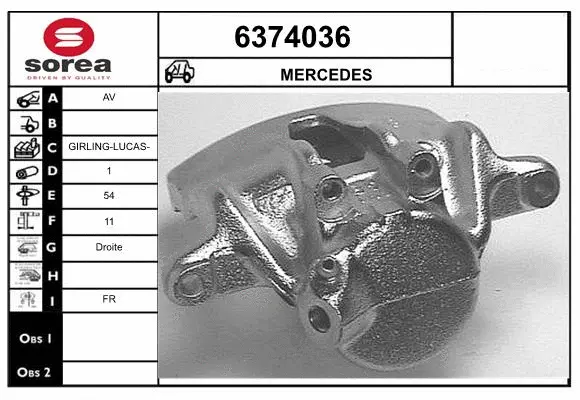 Brake Caliper (6374036)