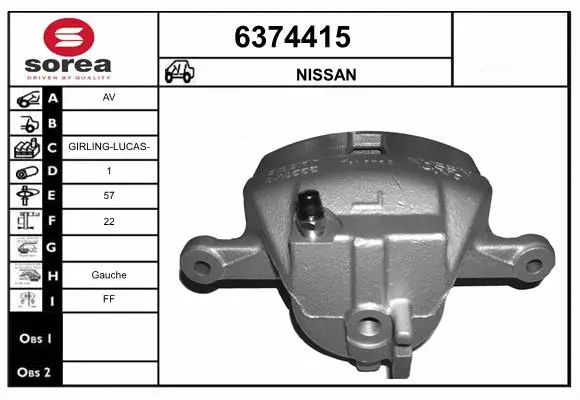 Brake Caliper (6374415)