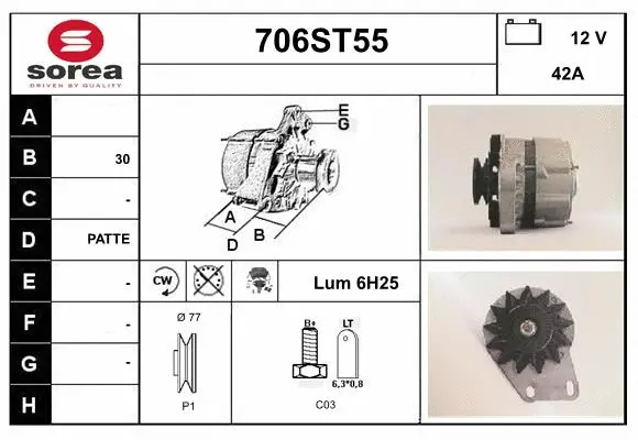 Alternator (706ST55)