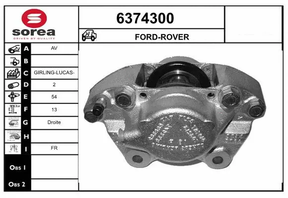 Brake Caliper (6374300)
