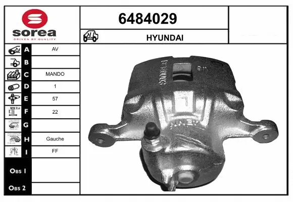 Brake Caliper (6484029)