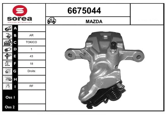 Brake Caliper (6675044)