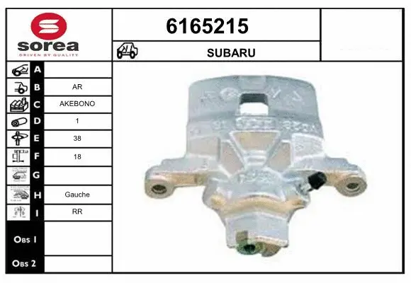 Brake Caliper (6165215)