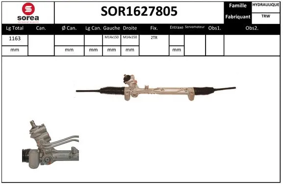 Steering Gear (SOR1627805)