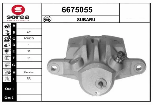 Brake Caliper (6675055)
