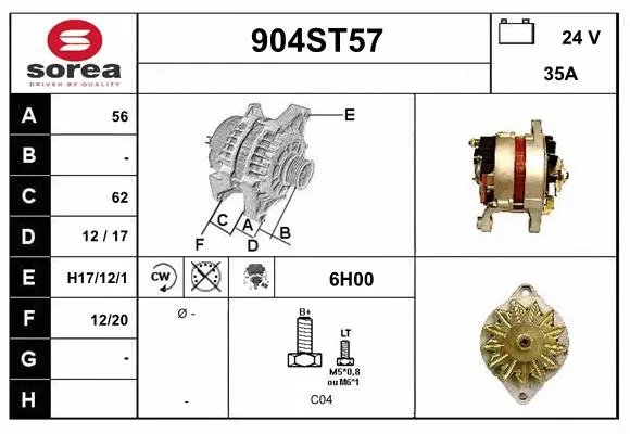Alternator (904ST57)