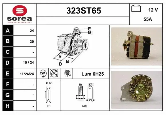 Alternator (323ST65)