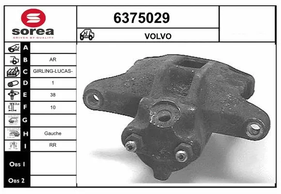 Brake Caliper (6375029)