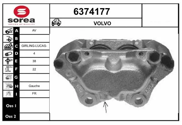 Brake Caliper (6374177)